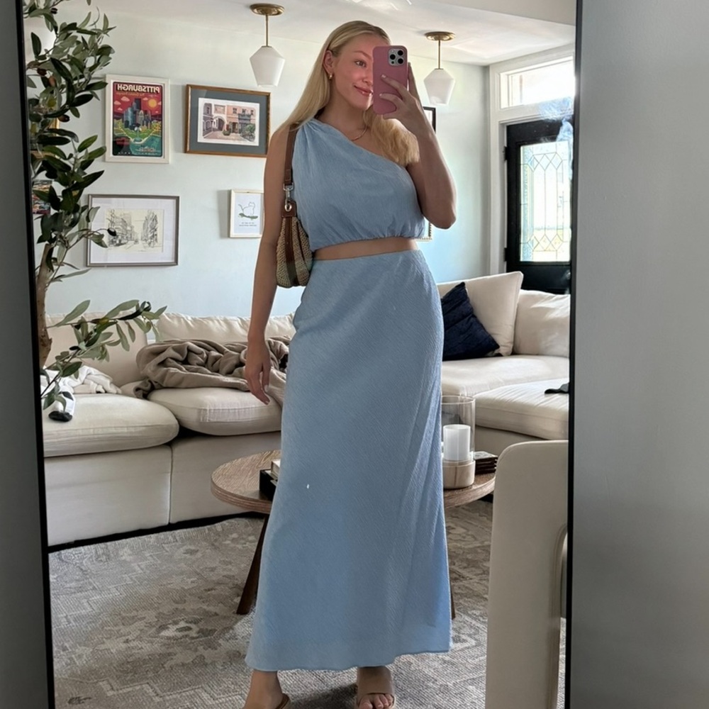 Abercrombie Blue Two Piece Set
